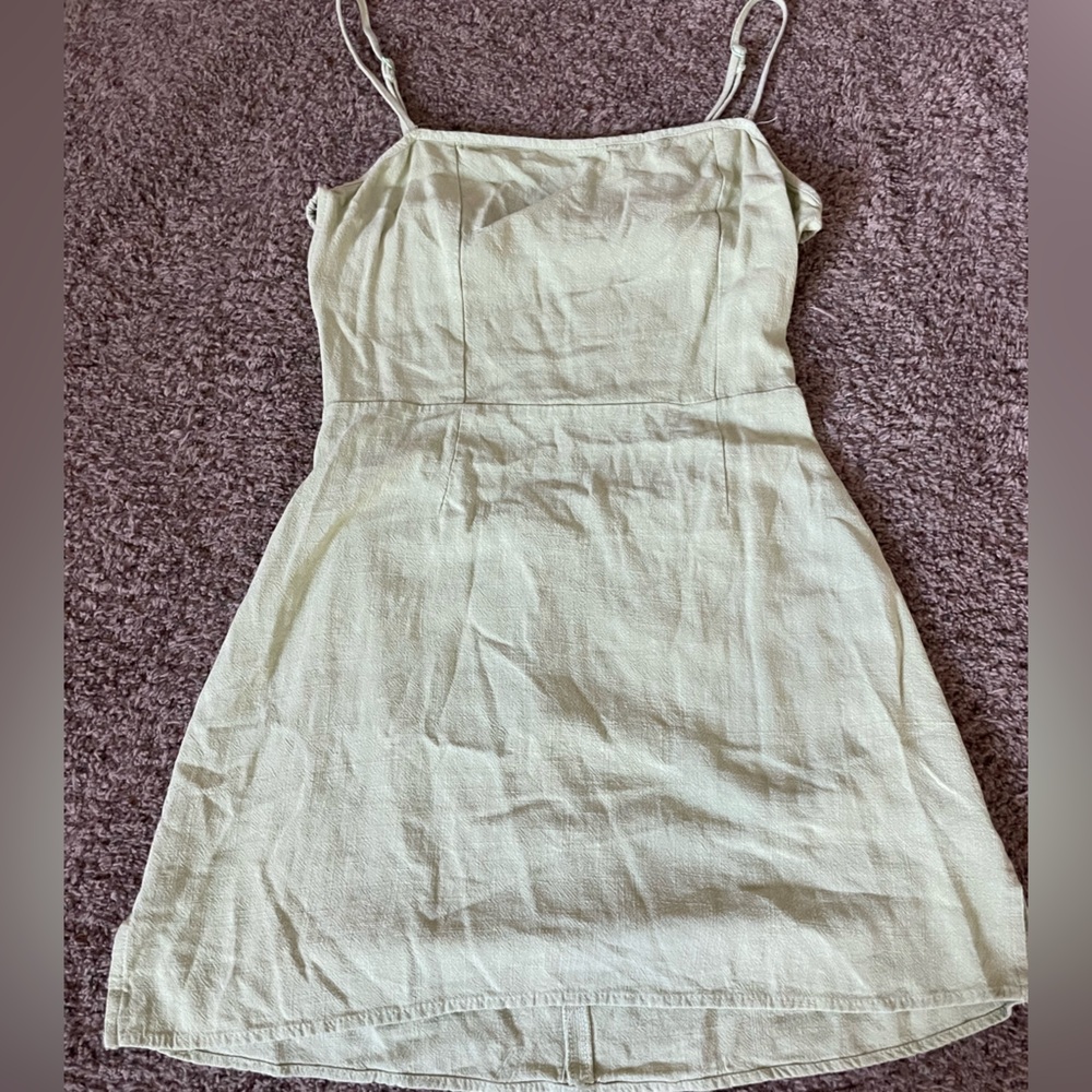 Kendall & Kylie Sage Green Mini Dress